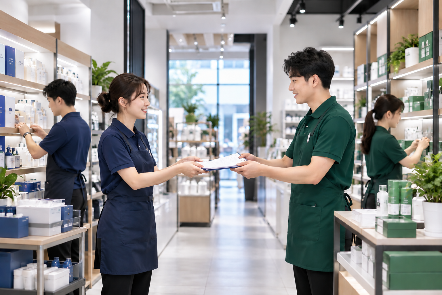 跨店支援前明确负责范围，交接后及时调整授权。