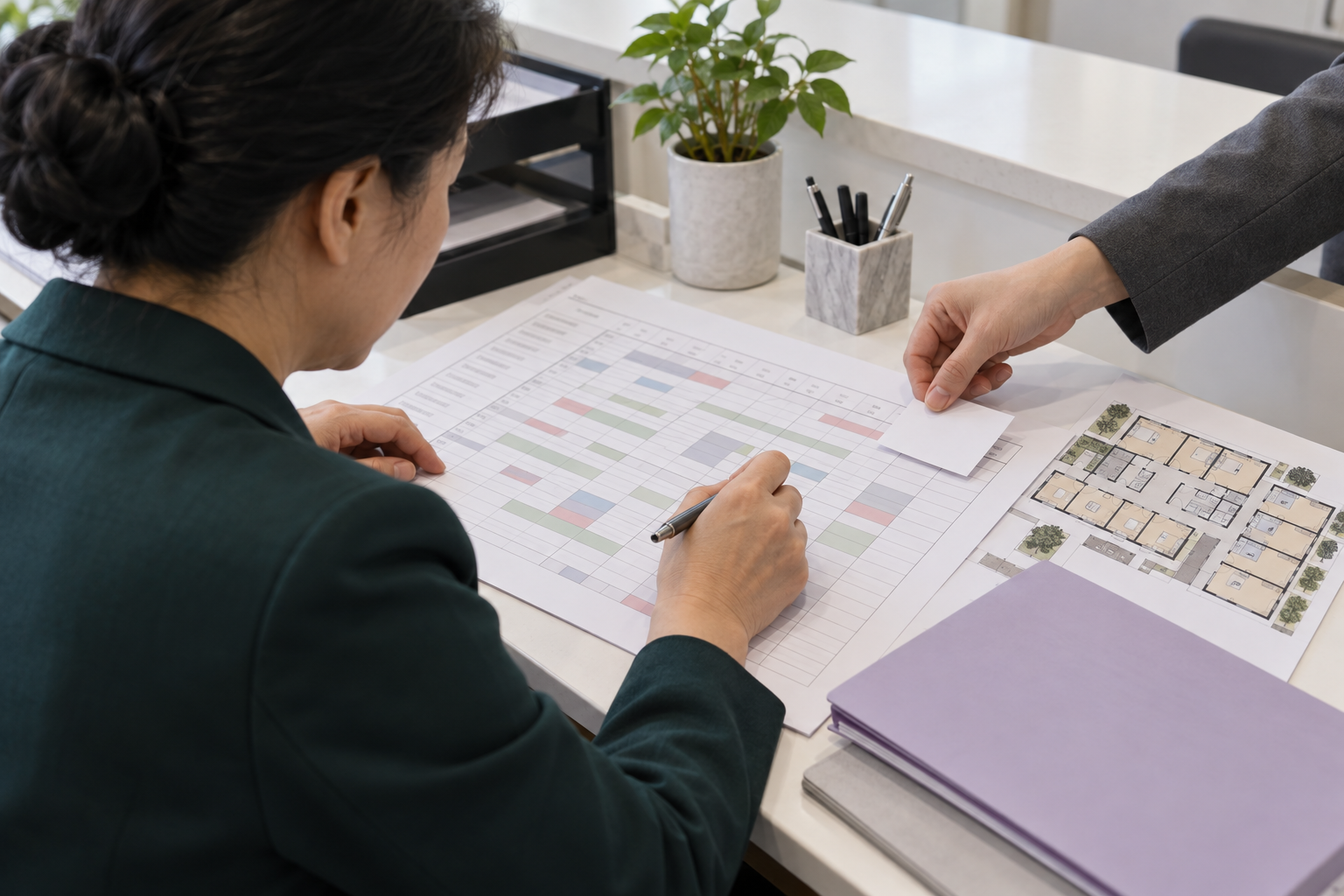 先确认入住日期、人数与房型需求。