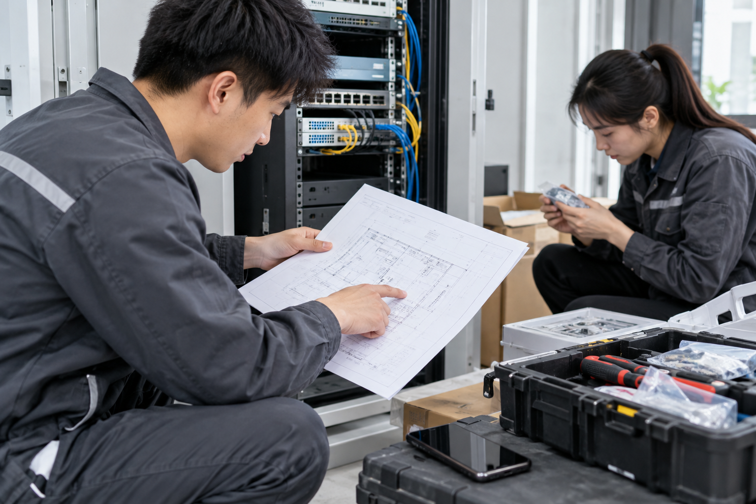 现场先确认设备与安装条件,再保持跨设备沟通上下文。