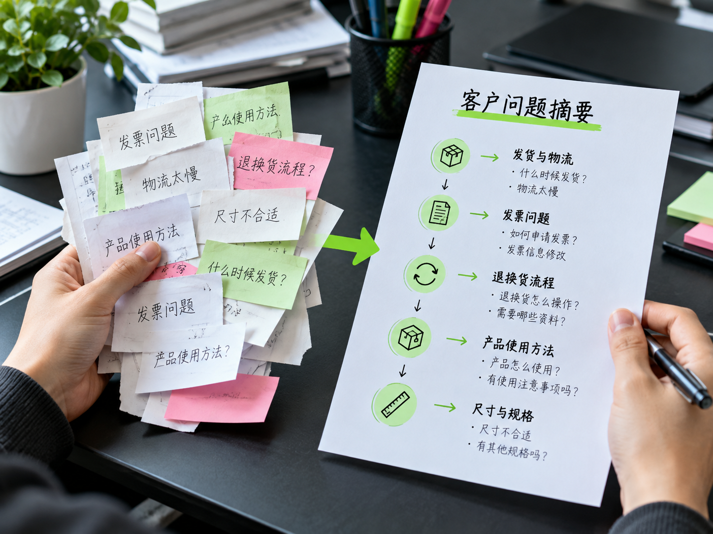 减少一次重复抄写,把时间留给必要判断和客户答复。