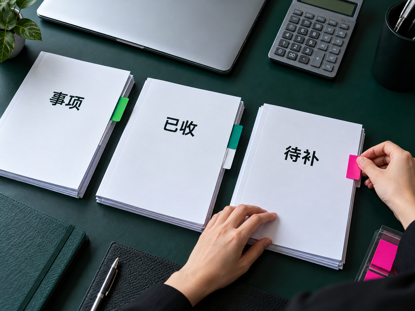 按用途和版本整理资料,顾问可以从已收内容继续核对。