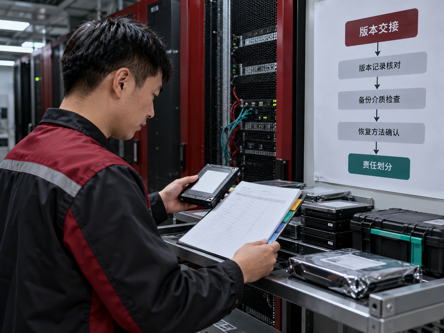 版本、恢复方法和责任一起移交,后续维护才容易接续。