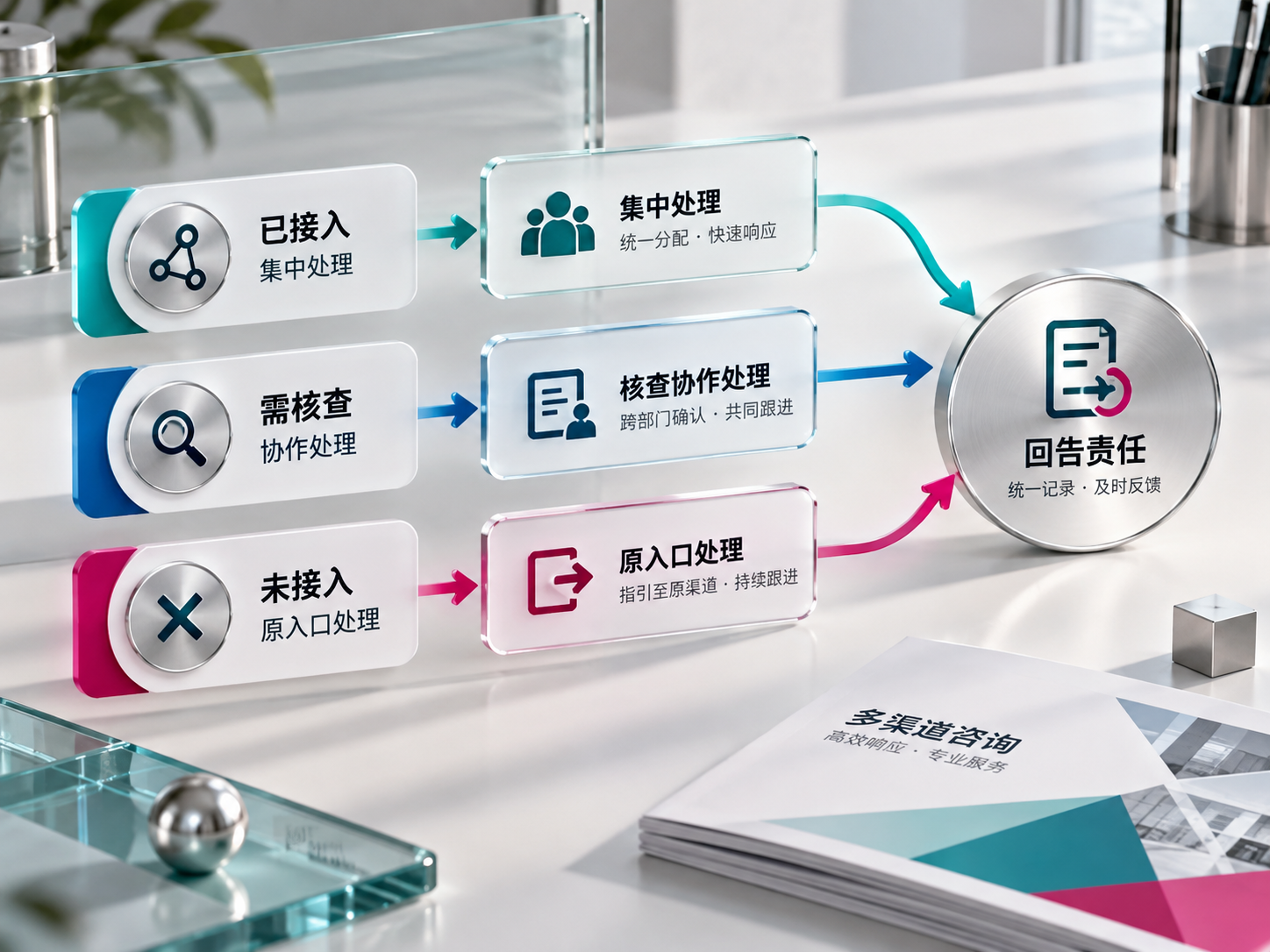 按实际接入情况安排处理方式,统一接待才能持续运转。