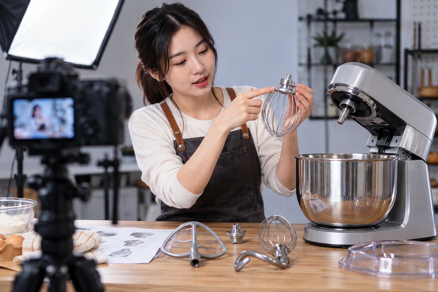围绕视频里的商品继续确认型号、配件与使用条件。